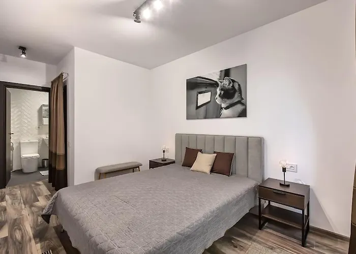 Апартаменты Modern With City-view Near Poiana